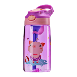 Kids Water Bottles with Drinking Straw