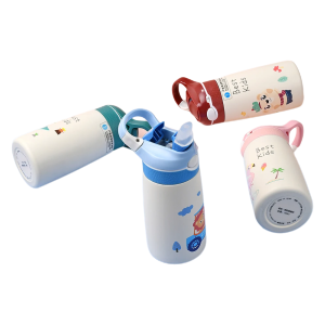 Kids Water Bottles with Drinking Straw