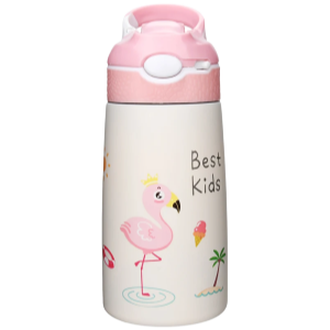 Kids Water Bottles with Drinking Straw