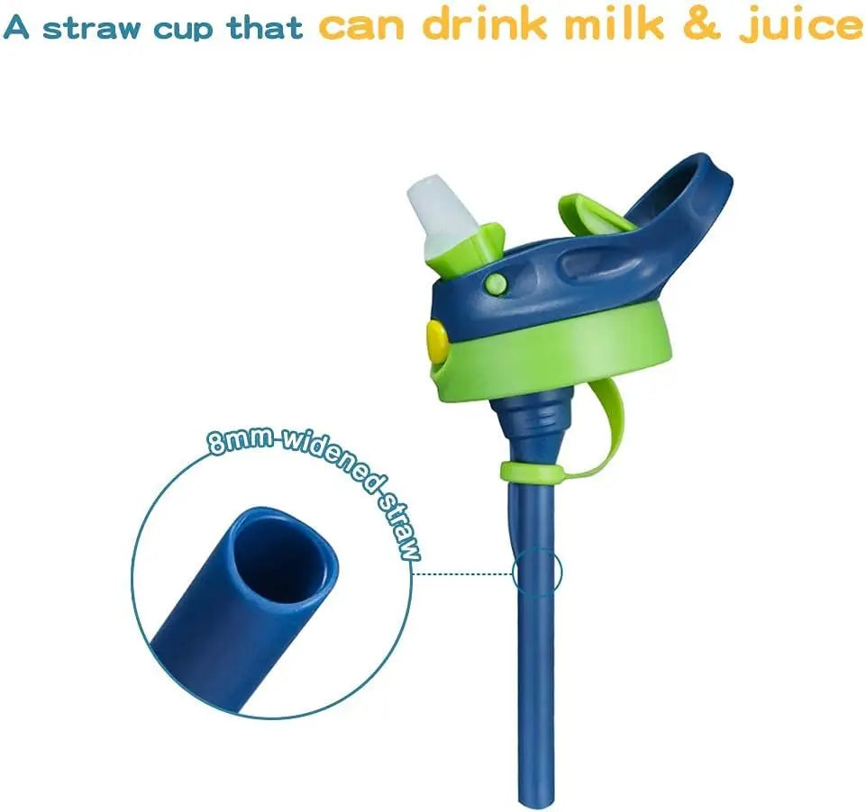 Kids Water Bottles with Drinking Straw
