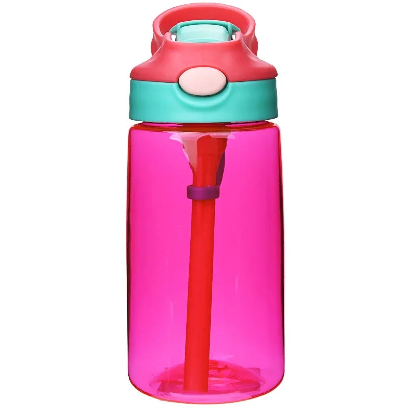 Kids Water Bottles with Drinking Straw