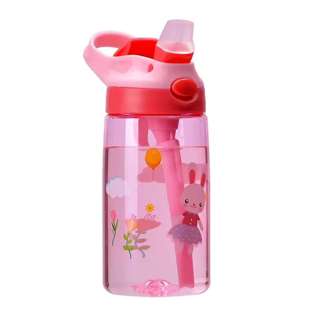 Kids Water Bottles with Drinking Straw