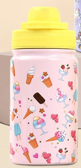 Kids Water Bottles with Drinking Straw
