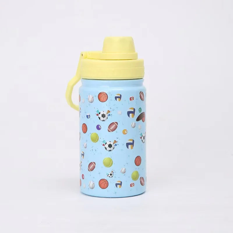 Kids Water Bottles with Drinking Straw