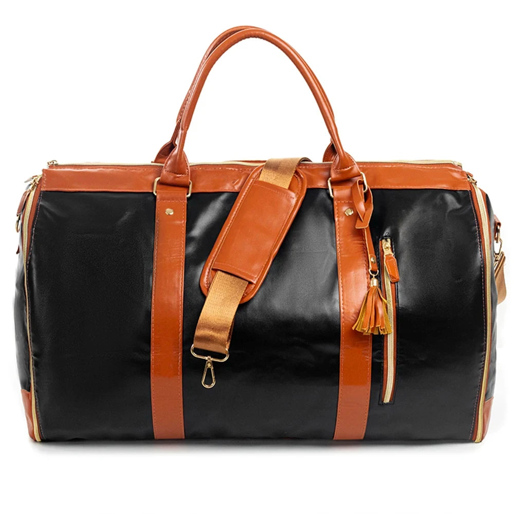 Foldable Suit Storage Bag. Large Capacity Duffle Bag Women's Handbag. Tote Gym Bag