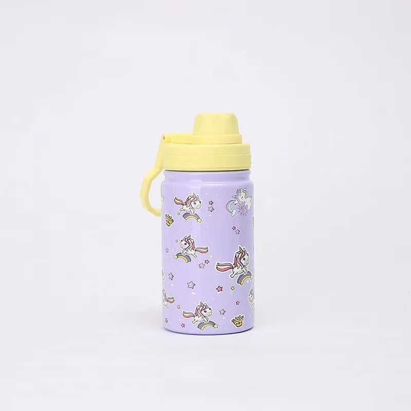 Kids Water Bottles with Drinking Straw