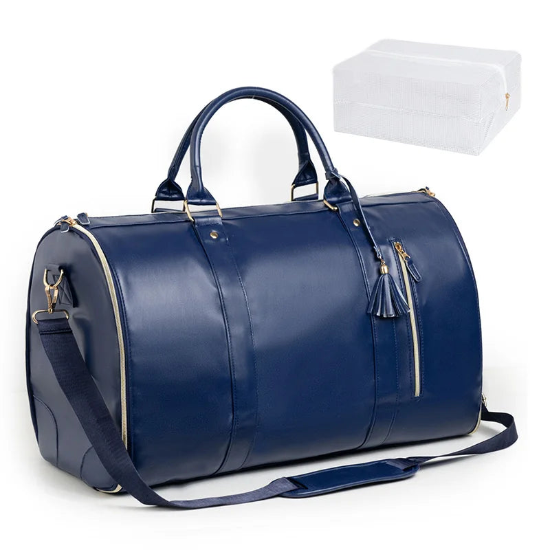 Foldable Suit Storage Bag. Large Capacity Duffle Bag Women's Handbag. Tote Gym Bag