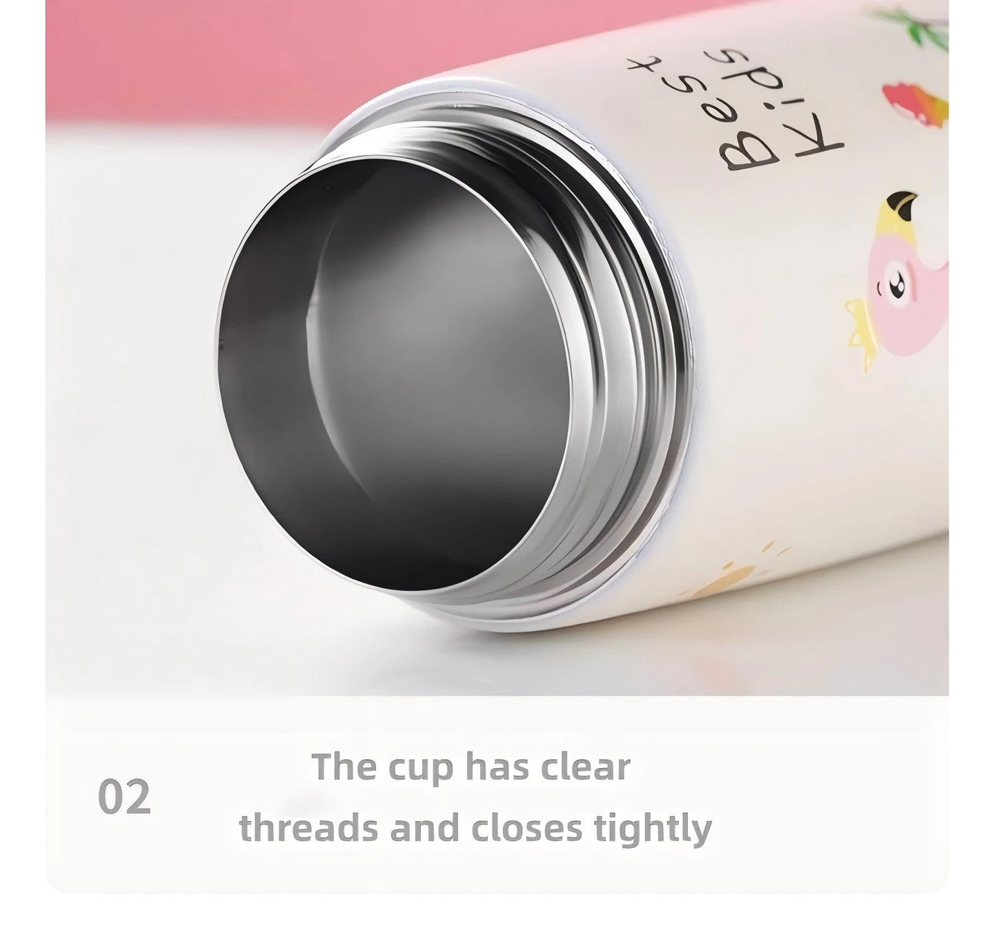 Kids Water Bottles with Drinking Straw