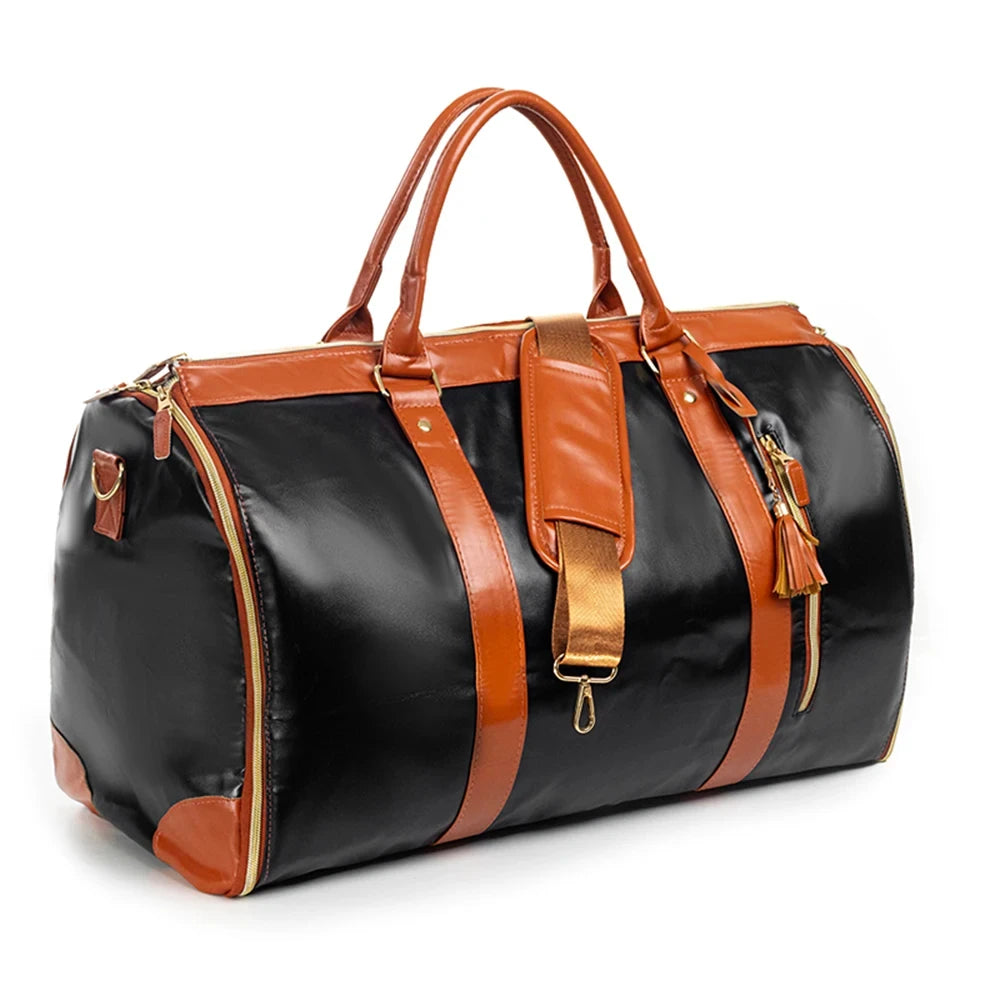 Foldable Suit Storage Bag. Large Capacity Duffle Bag Women's Handbag. Tote Gym Bag