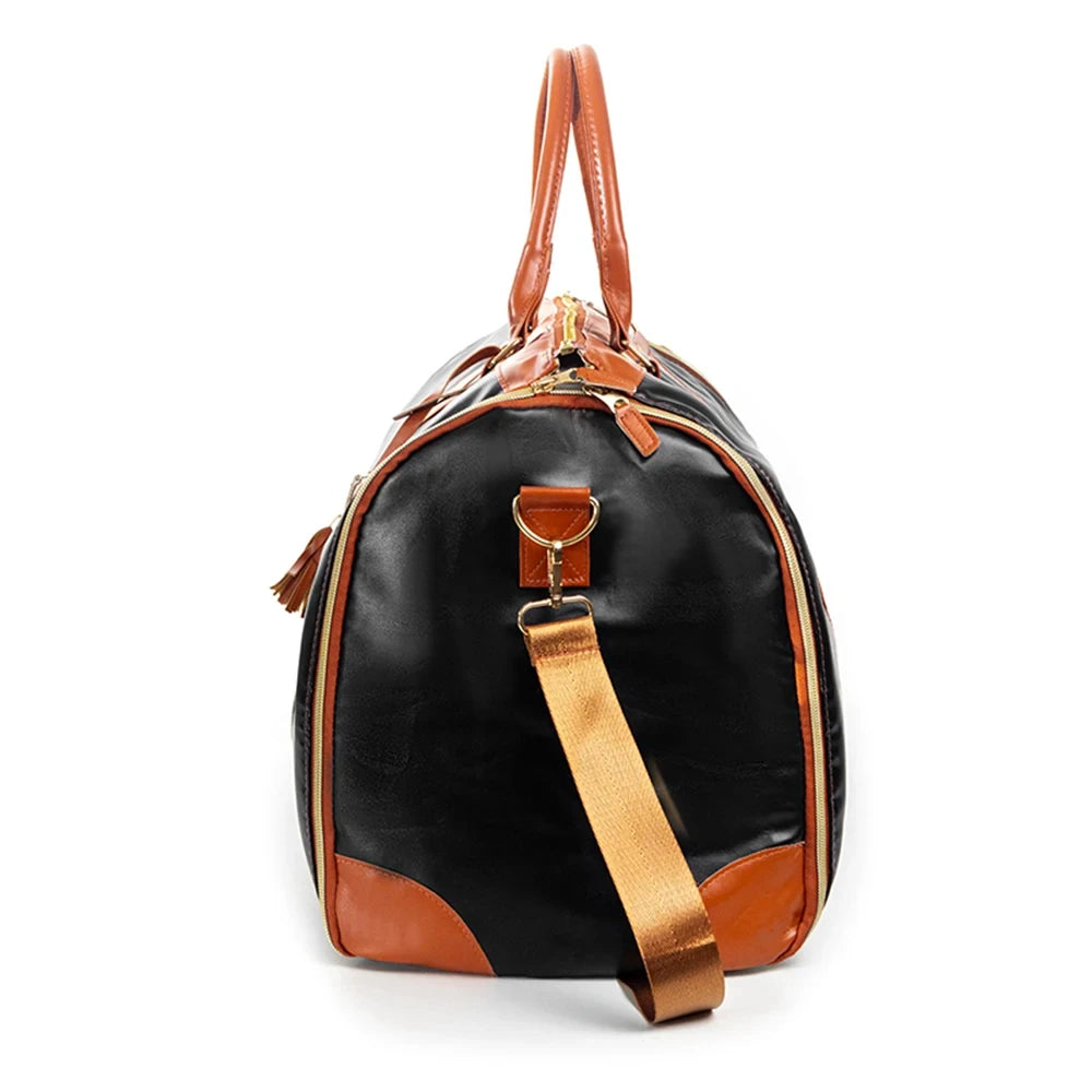 Foldable Suit Storage Bag. Large Capacity Duffle Bag Women's Handbag. Tote Gym Bag