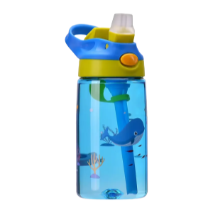 Kids Water Bottles with Drinking Straw