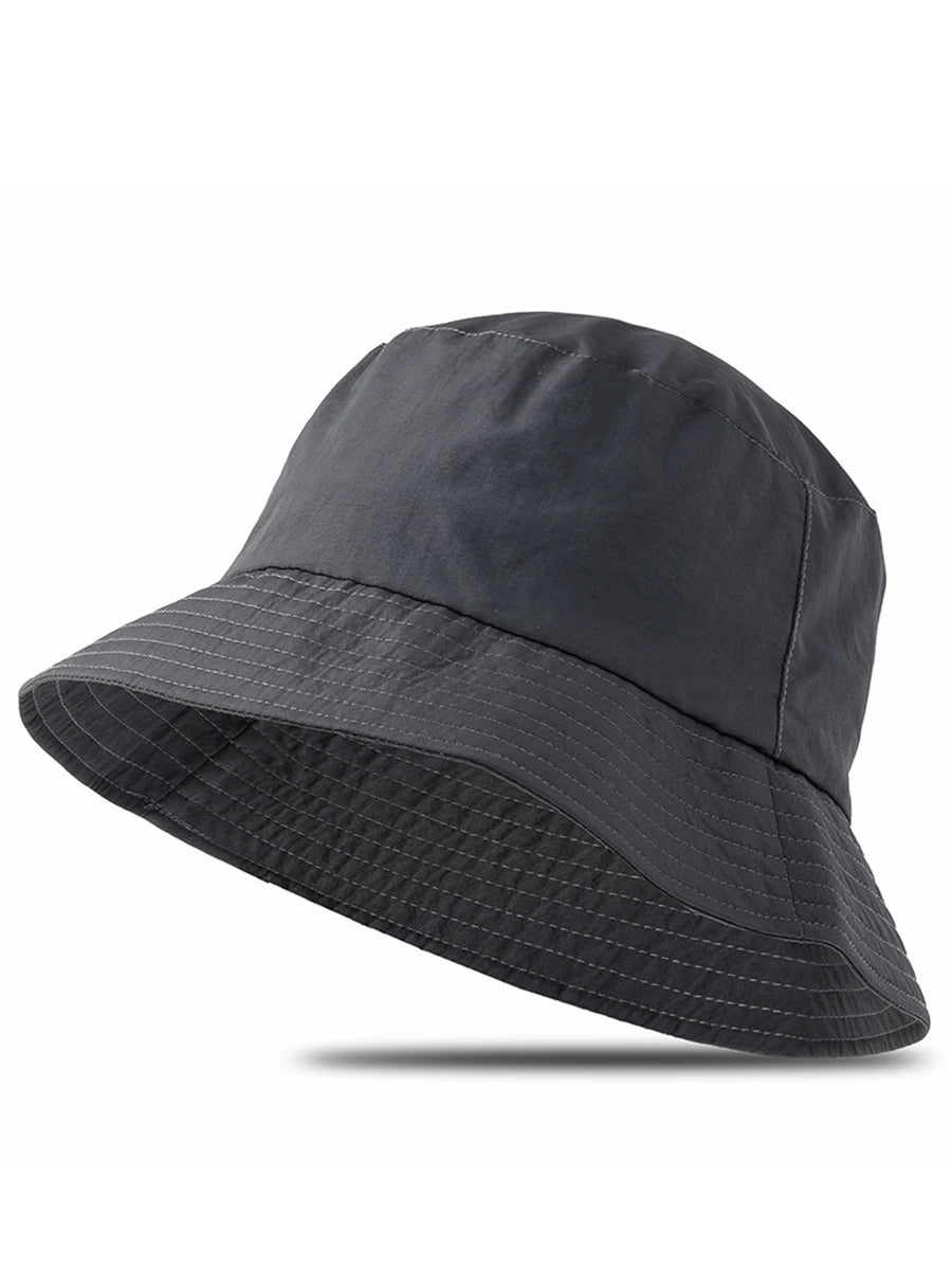 Waterproof Oversize Panama Hat Cap Big Head Man Outdoor Fishing Sun Hat Lady Beach Plus Size Bucket Hat 56-58cm 58-60cm 60-62cm