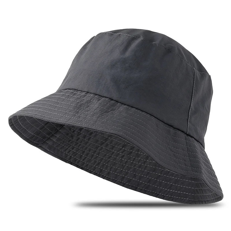 Waterproof Oversize Panama Hat Cap Big Head Man Outdoor Fishing Sun Hat Lady Beach Plus Size Bucket Hat 56-58cm 58-60cm 60-62cm