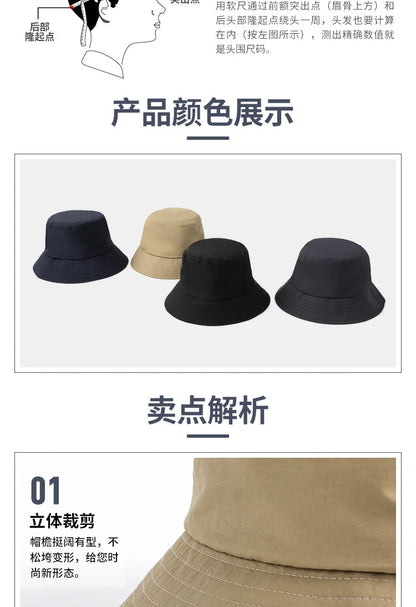 Waterproof Oversize Panama Hat Cap Big Head Man Outdoor Fishing Sun Hat Lady Beach Plus Size Bucket Hat 56-58cm 58-60cm 60-62cm