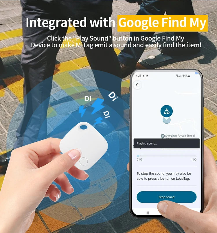 GPS Air Tag Smart Tracker for Android Google