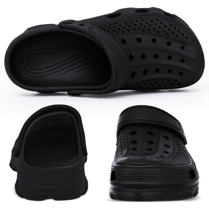 Comwarm Men Clogs Slippers Breathable Garden Sandals Non-Slip Comfort Beach Shoes Men Sandals Indoor Outdoor Casual Fishing Shoe