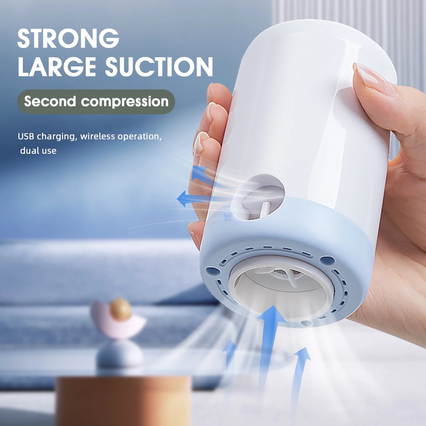 Vacuum Compression Backpack. Airline Approved Baggage