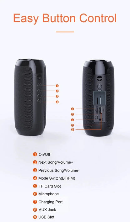TG117  Bluetooth Speaker Portable Outdoor Plug Card Subwoofer Small Sound Home Wireless Speaker