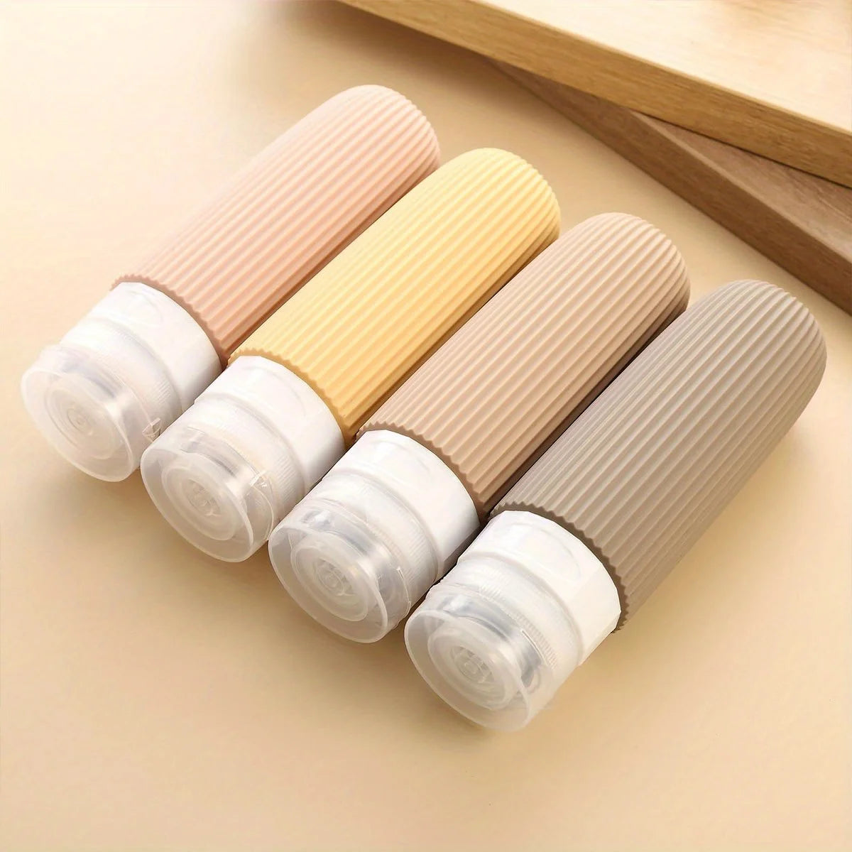 Silicone travel Bottle TSA approved. Portable leak proof squeeze size container