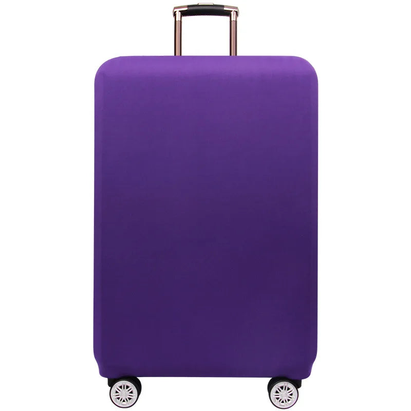 Thick Elastic Solid Luggage Protective Cover Zipper Suit For 18-32 inch Bag Suitcase Covers Trolley Cover Travel Accessories