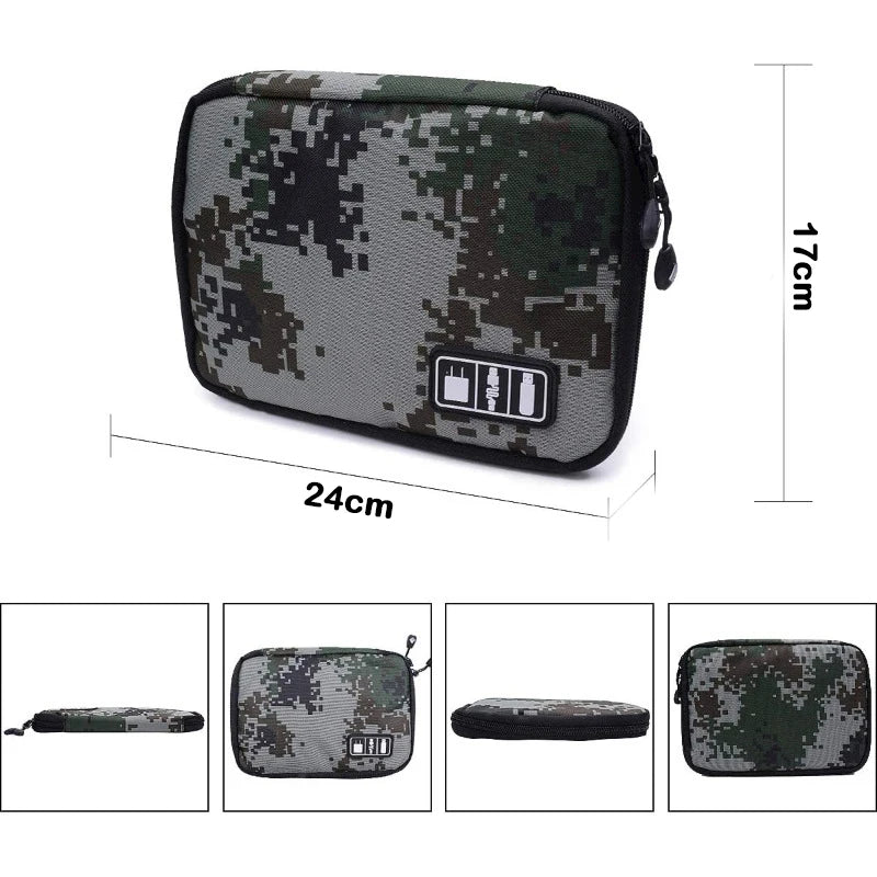 Digital Storage Bag USB Data Cable Organizer