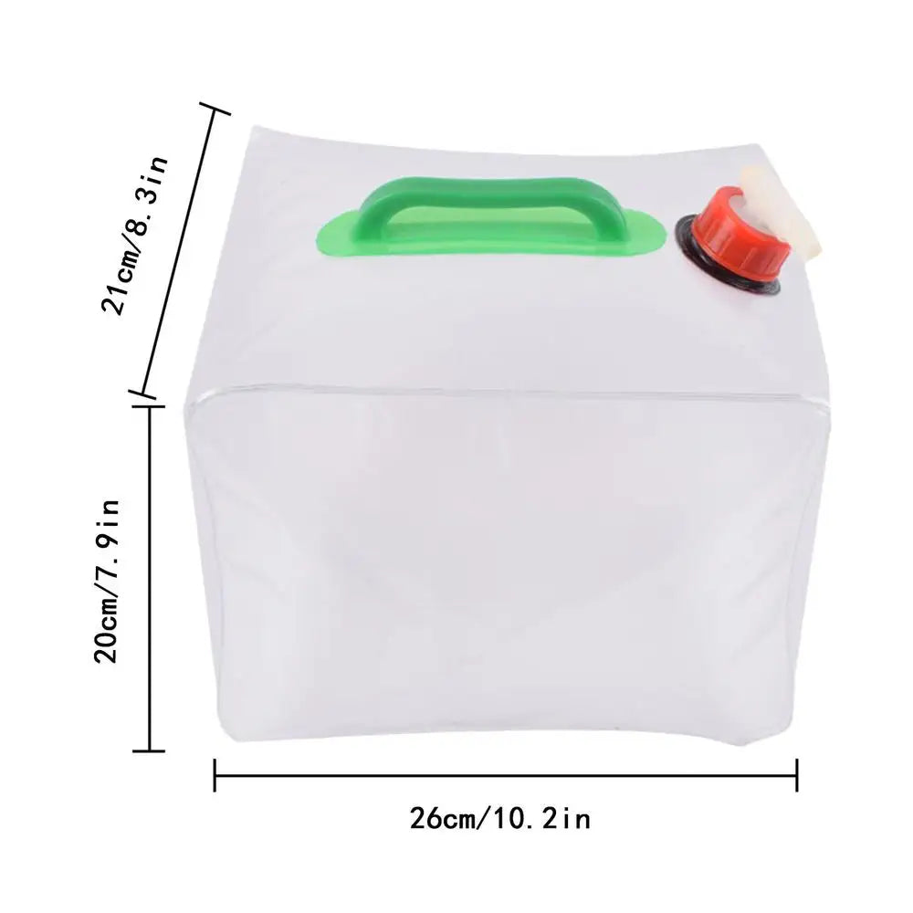 5/10/20L Foldable Portable Drinking Water Bag Outdoor Camping Hiking Water Storage Bag Thickened Large Capacity Water Container