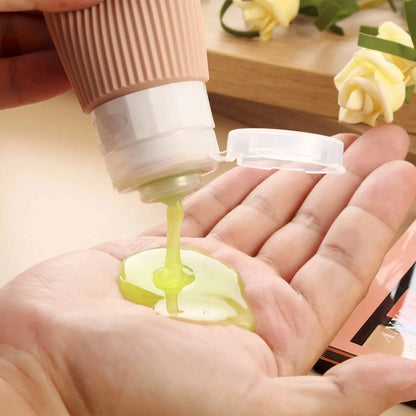 Silicone travel Bottle TSA approved. Portable leak proof squeeze size container