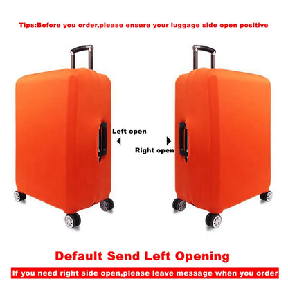 Thick Elastic Solid Luggage Protective Cover Zipper Suit For 18-32 inch Bag Suitcase Covers Trolley Cover Travel Accessories