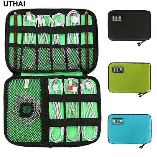 Digital Storage Bag USB Data Cable Organizer