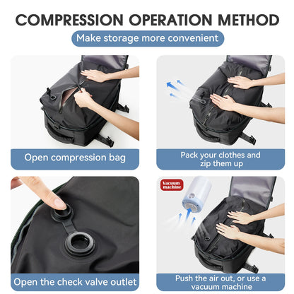Vacuum Backpack Travel Bag