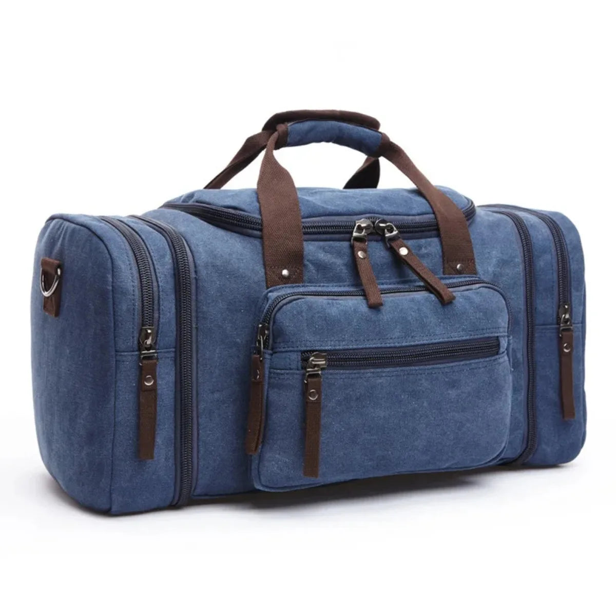 Canvas &amp; Leather Weekender Duffel Bag&nbsp;