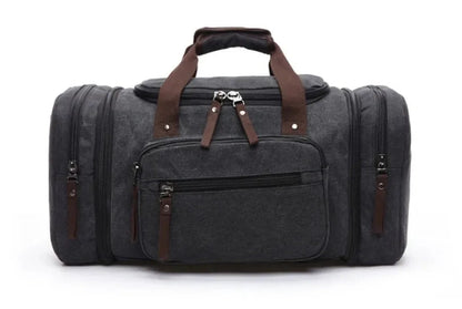 Canvas &amp; Leather Weekender Duffel Bag&nbsp;