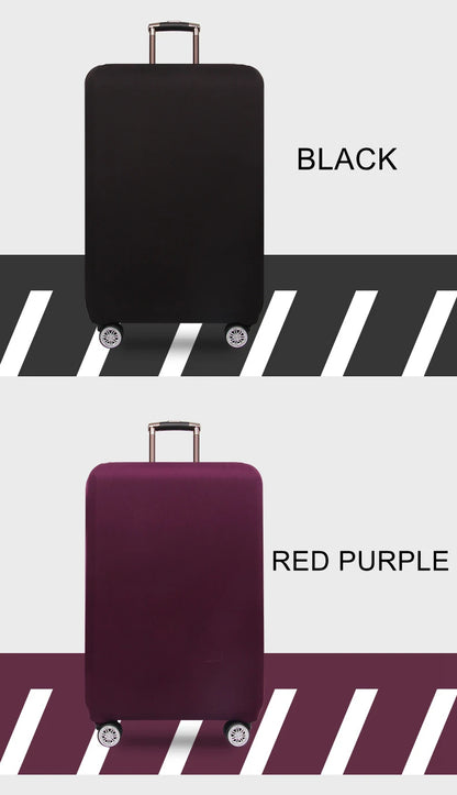 Thick Elastic Solid Luggage Protective Cover Zipper Suit For 18-32 inch Bag Suitcase Covers Trolley Cover Travel Accessories