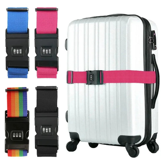 Luggage Strap Anti-theft Luggage Buckle. Password Adjustable