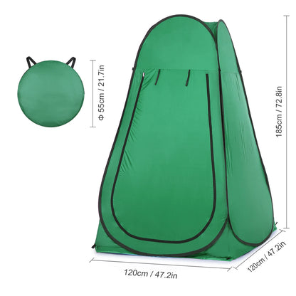 Pop Up Privacy Shelter Tent Portable Outdoor Camping Beach Instant Shower Toilet Changing Tent Sun Rain Shelter with Window