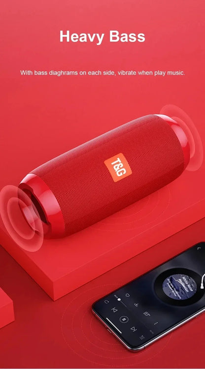 TG117  Bluetooth Speaker Portable Outdoor Plug Card Subwoofer Small Sound Home Wireless Speaker