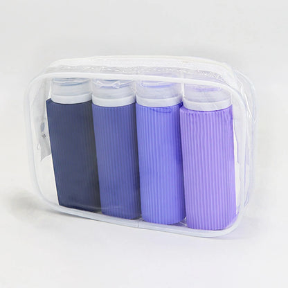 Silicone travel Bottle TSA approved. Portable leak proof squeeze size container