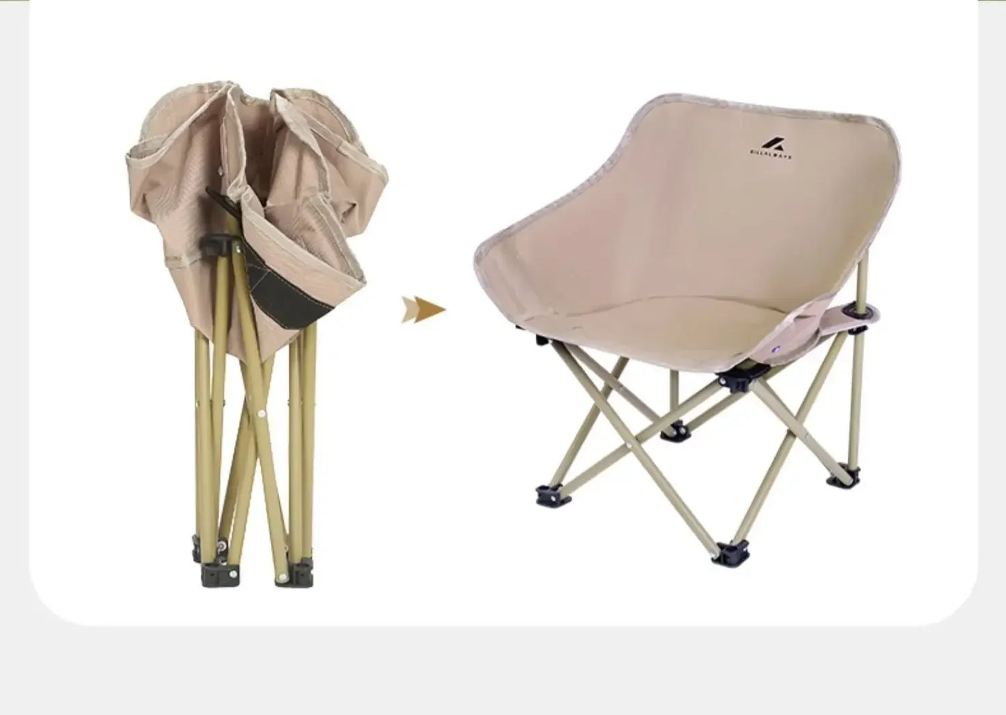 Mini Portable Folding Moon Chair Curved Recliner for Kids Outdoor Camping Beach Chair Pink Age 2-8 Years Compact