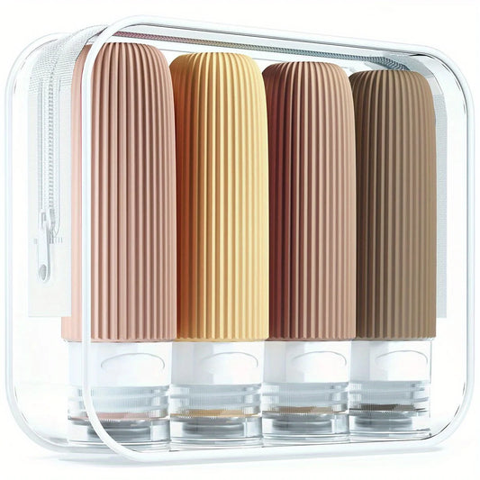 Silicone travel Bottle TSA approved. Portable leak proof squeeze size container