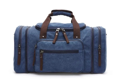 Canvas &amp; Leather Weekender Duffel Bag&nbsp;