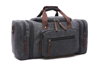 Canvas &amp; Leather Weekender Duffel Bag&nbsp;