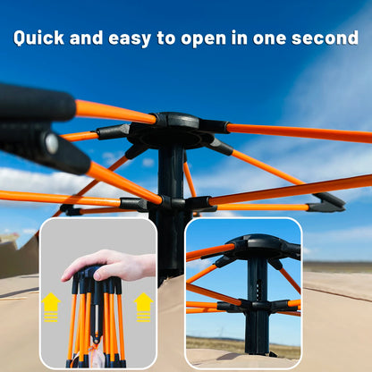 Automatic Quick-opening Tent Outdoor Self-driving Travel Camping Tent Rainproof Sunshine-proof Tent
