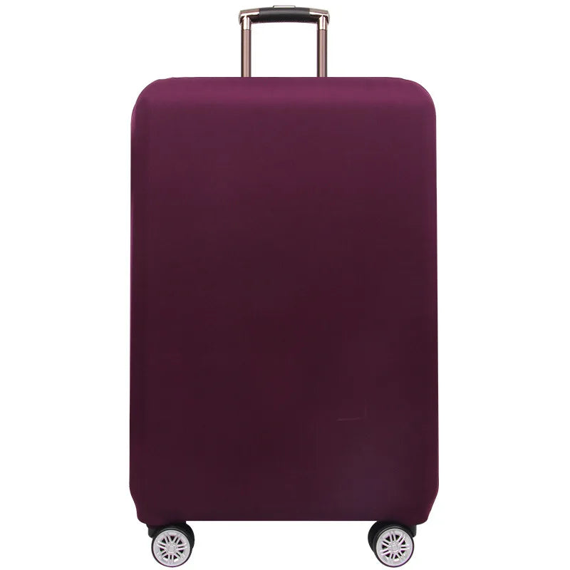 Thick Elastic Solid Luggage Protective Cover Zipper Suit For 18-32 inch Bag Suitcase Covers Trolley Cover Travel Accessories