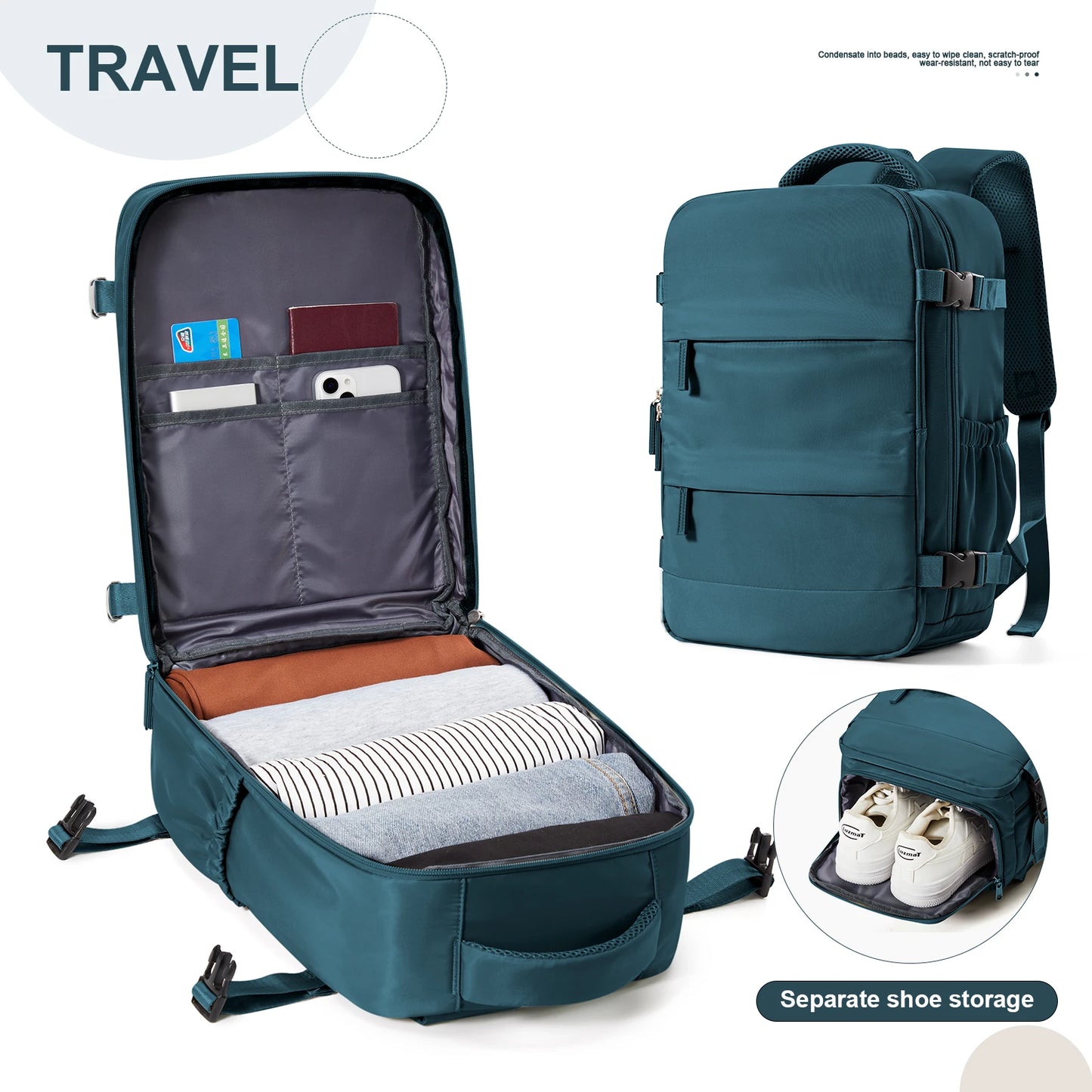 Space Saving Backpack for RyanAir/EasyJet Hand Luggage