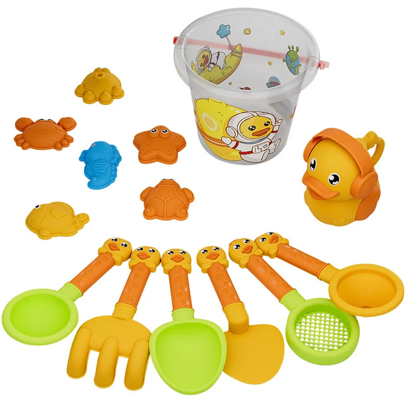 Beach Toys for Kids Sand Set Sand Bucket Beach Shovel Toys for Toddlers Summer Beach Game Children Toys Water Play Tools