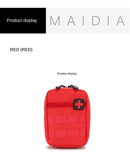 Portable Tactical First Aid Kit Medical Bag for Hiking Travel Home Emergency Treatment Case Survival Tools EDC Pouch
