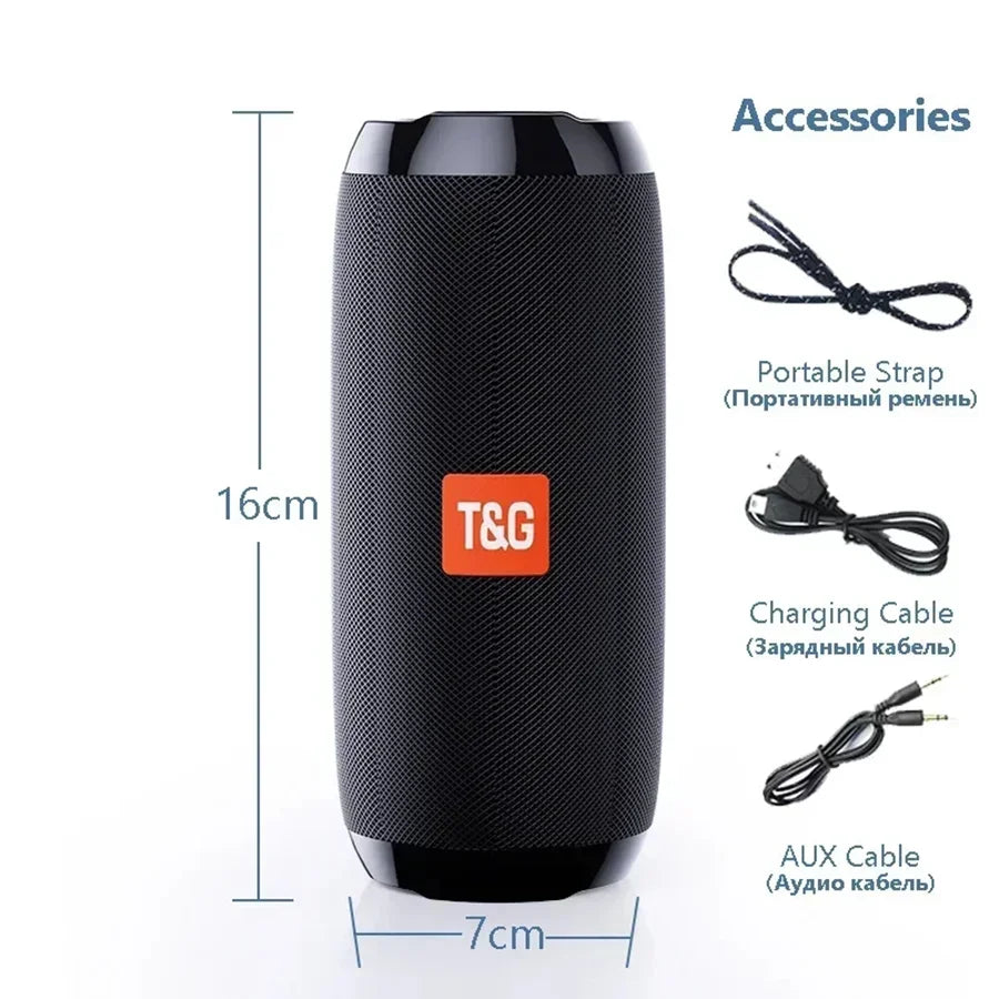 TG117  Bluetooth Speaker Portable Outdoor Plug Card Subwoofer Small Sound Home Wireless Speaker