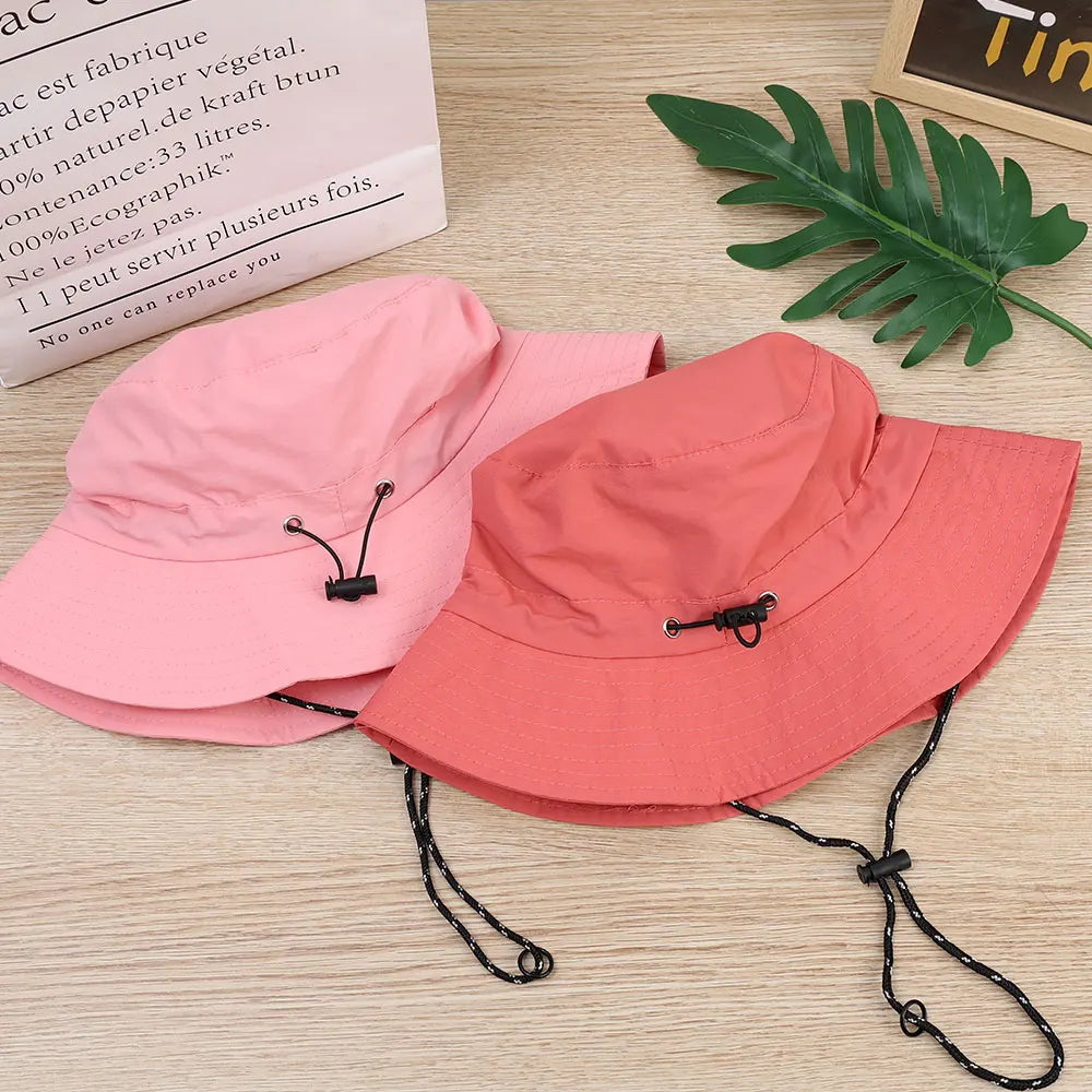 Foldable Panama Bucket Hat Outdoor Anti-UV Sun Hats For Men Women Spring Summer Fast Dry Waterproof visors Cap Fisherman Caps