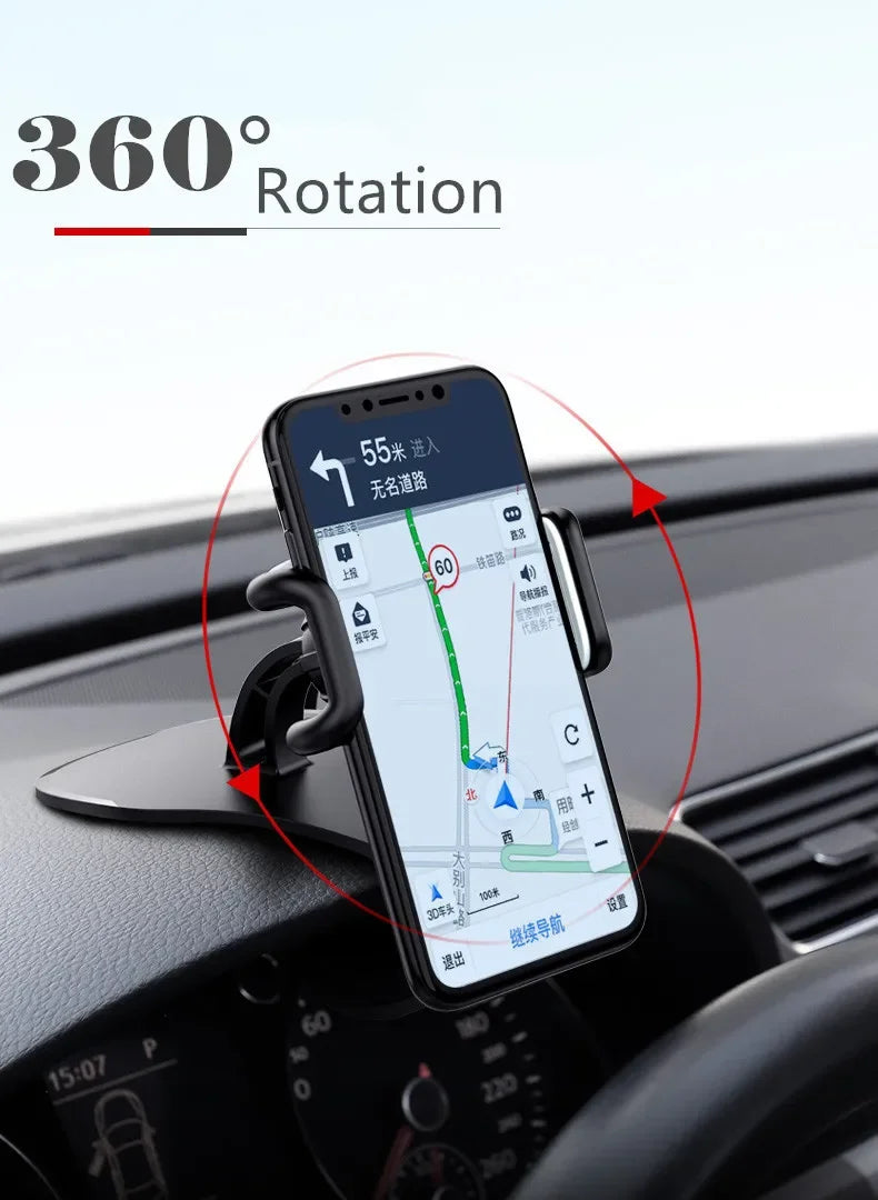 360 Rotatable Car Phone Holder Universal Cell Phone Stands Car