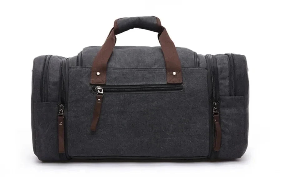 Canvas &amp; Leather Weekender Duffel Bag&nbsp;